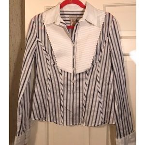 Karen Millen pinstripe blouse.